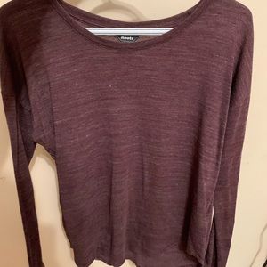 Roots burgundy longsleeve